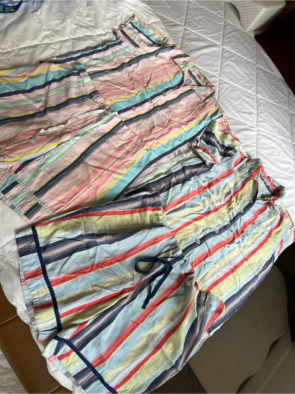Two sets Pyjama’s Multicolor Striped